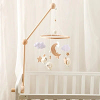 Mobiel voor Kinderen van Hout – Natuurlijke Mobiel voor Wiegen voor een Ontspannende Slaap en Decoratie van de Kinderkamer
