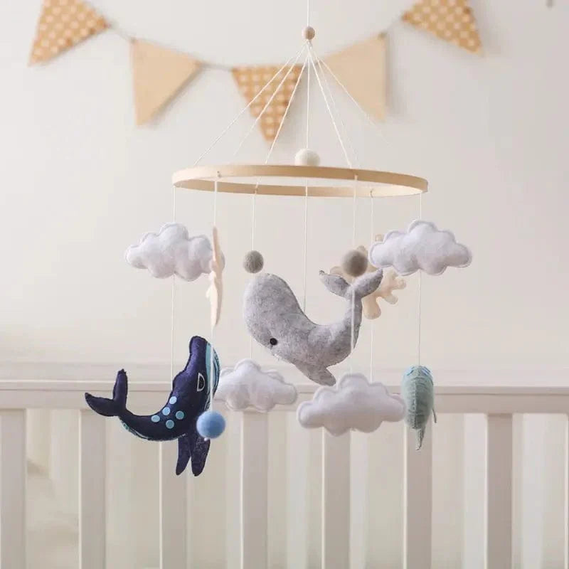 Mobiel voor Kinderen van Hout – Natuurlijke Mobiel voor Wiegen voor een Ontspannende Slaap en Decoratie van de Kinderkamer