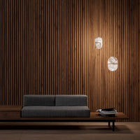 Strata Albast Hanglamp Capsule-Vorm