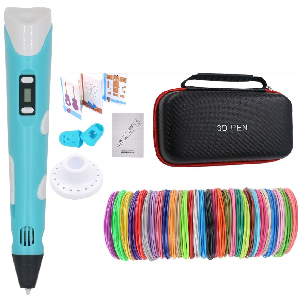 3D Print Pen DIY Tekenpen met 200M PLA Filament Kinderen Cadeau