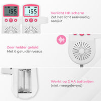Monitor Fetal Heart Rate Doppler voor Zwangere Vrouwen Technologie Ultrasone met LCD-scherm