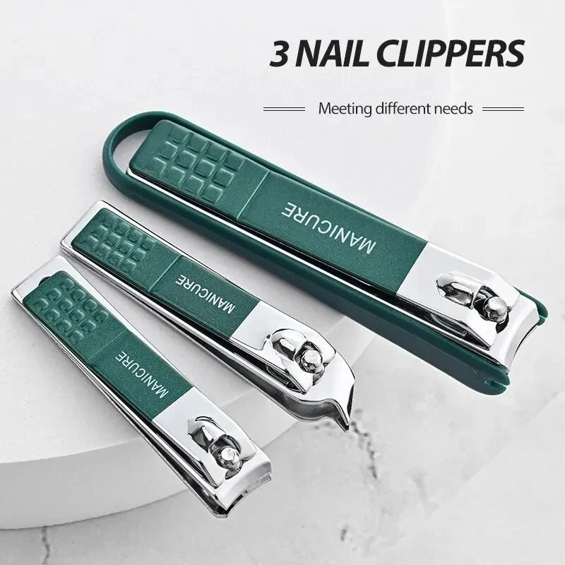 Profi-Nagelknipser-Set, 4-delig (3 Nagelknippers + Nagelfeile)