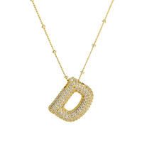 Diamanten Ketting met Letter