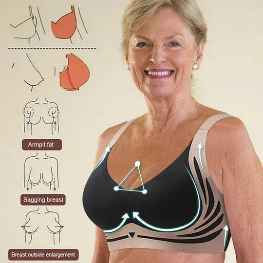 CurvaFit Super Verzameling BH | Draadloze Push-up BH | Geen hangende borsten meer
