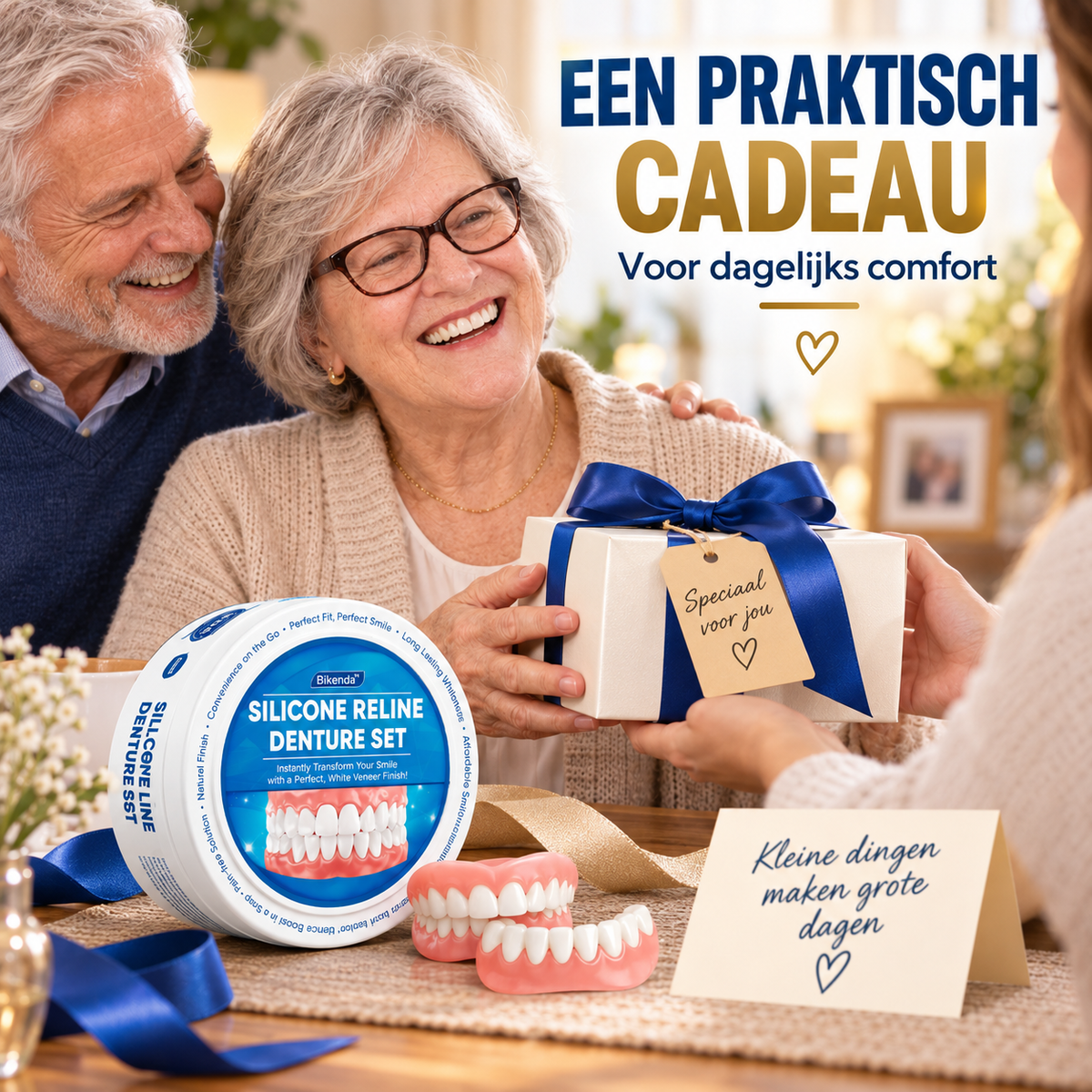 Bikenda | Siliconen Reline-Set – Praktisch Cadeau voor Opa & Oma