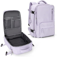 Travelliva Dames Reisrugzak 35 L | Waterdicht & met USB-aansluiting | Anti-diefstal & Schoencompartiment | Voor Wandelen, Dagelijks Gebruik & Reizen