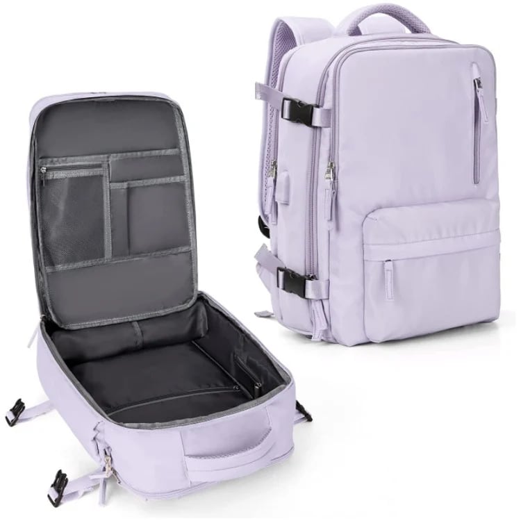 Travelliva Dames Reisrugzak 35 L | Waterdicht & met USB-aansluiting | Anti-diefstal & Schoencompartiment | Voor Wandelen, Dagelijks Gebruik & Reizen