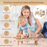 Melodiny Set – Muzikaal Houten Speelgoed voor Creatieve Baby's vanaf 12 Maanden