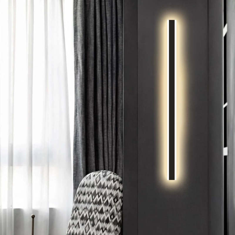 Vynn Moderne Waterdichte LED Wandlamp Buiten Zwart/Wit