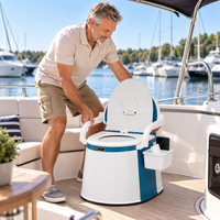 Draagbaar Boottoilet voor Boot, Watersport & Vissen