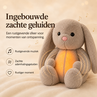 Ontspannende Knuffel met Ademhaling & Nachtlampje - Rustgevend