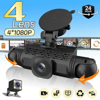 Skanto | 360° Auto Dashcam | DashGard Pro CX360 | Full HD Rijrecorder met Nachtzicht & Parkeerbewaking