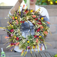 Handgemaakte Texas Wilde Bloemen Krans