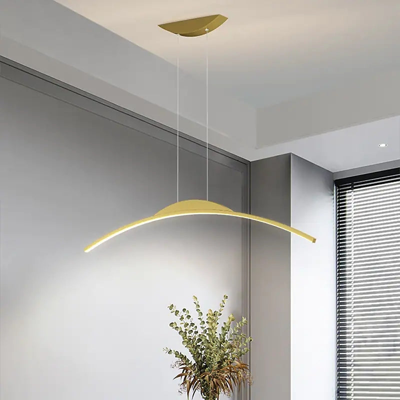 Floa Minimalistische Lineaire Metalen Afstandsbediening Hanglamp