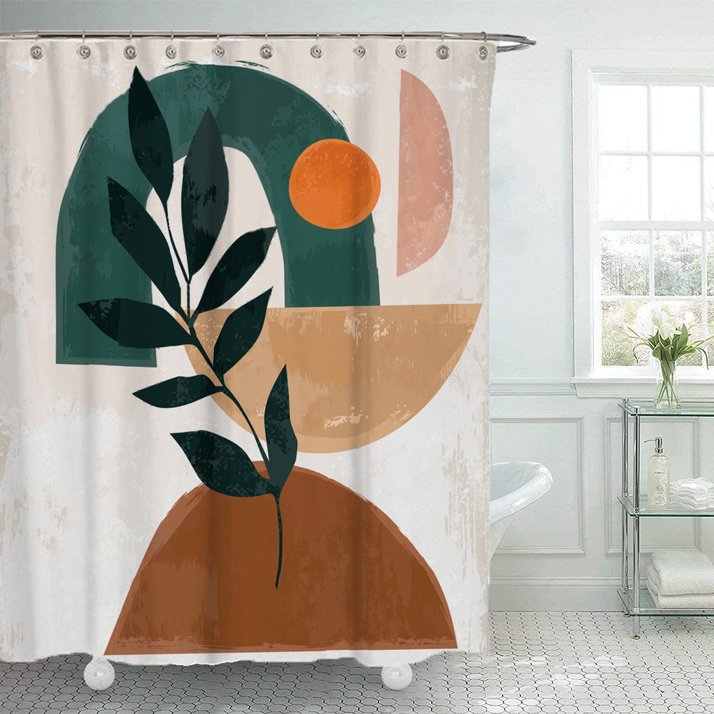Eco Chic Badkamer Gordijn | Duurzame en geurloze oplossing voor badkamerdecoratie