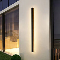 Arisha Minimalistische Waterdichte LED Buitenwandlamp Zwart Tuin Gang