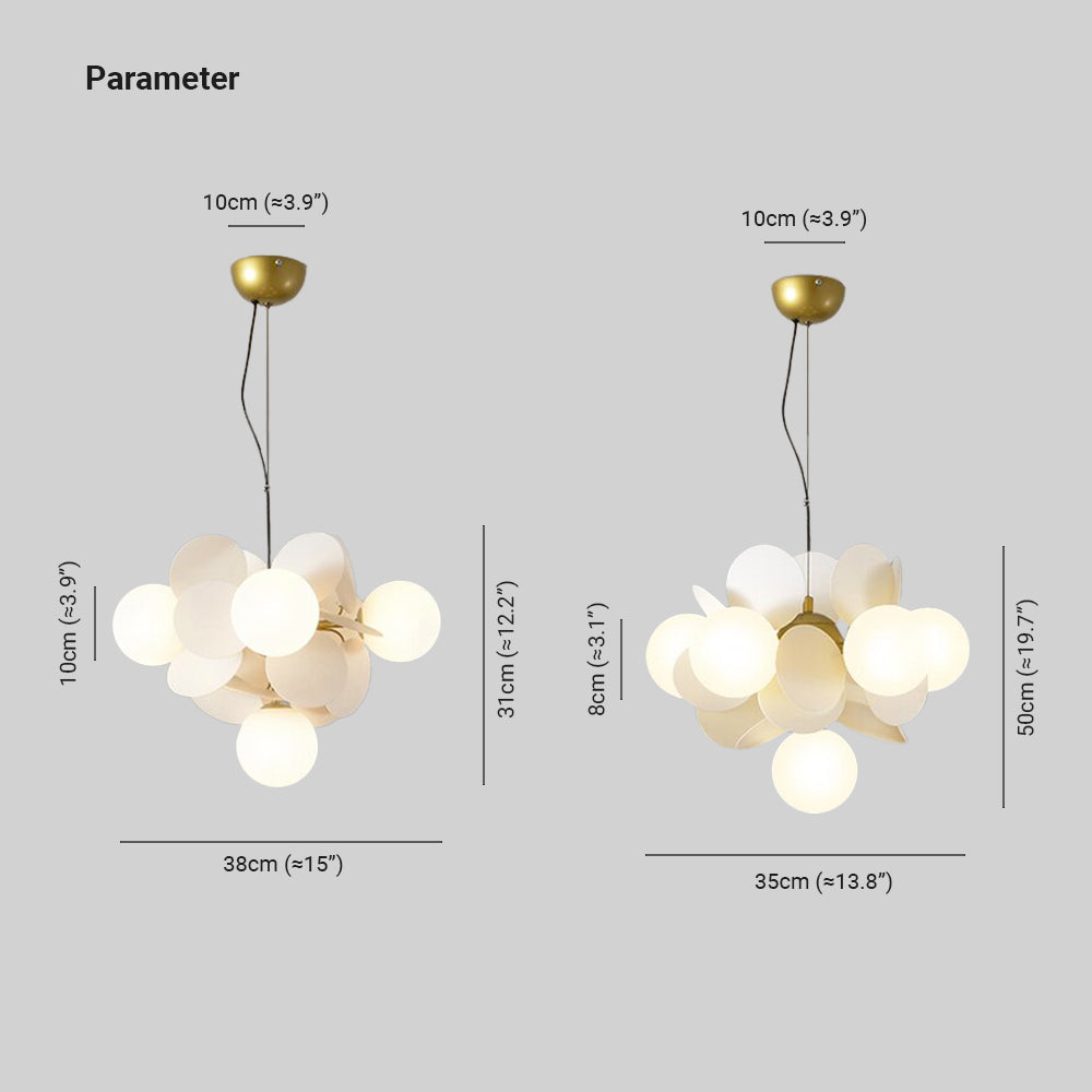 Nexen Multikleurige Bloemen Tak Kroonluchter Woonkamer