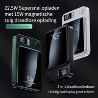 Magnetische Powerbank – Ultra Slim met Super Snelle Draadloze Oplading
