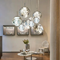 Noordse glazen hanglampen