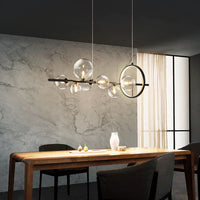 Zafiora – Lineaire LED Kroonluchter Met Glazen Bollen