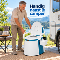 Draagbaar Campingtoilet voor Camper, Caravan & Kamperen