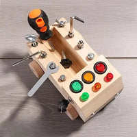 Montessori Busy Board – Interactief leerspeelgoed voor kinderen ter bevordering van fijne motoriek en cognitieve vaardigheden