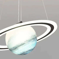 Kinder LED Hanglamp in Planeetstijl – Magische Sfeer