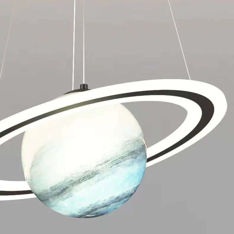 Kinder LED Hanglamp in Planeetstijl – Magische Sfeer