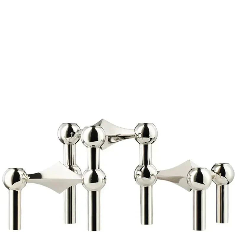 Abstracte Stijl Moleculaire Structuur Kaarsenhouder