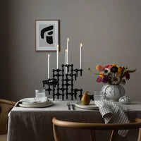 CandleSphere - Elegante Moleculaire Kaarsenhouder Modern Design