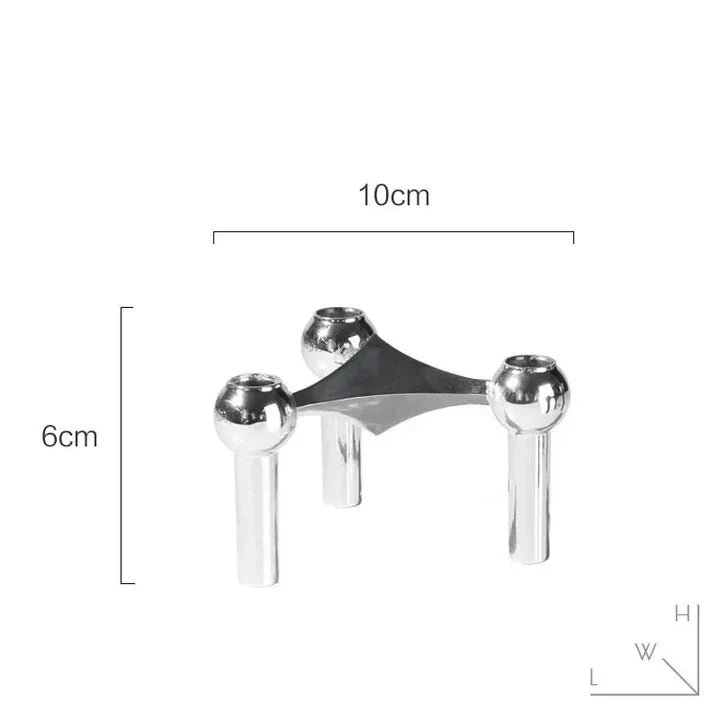 CandleSphere - Elegante Moleculaire Kaarsenhouder Modern Design