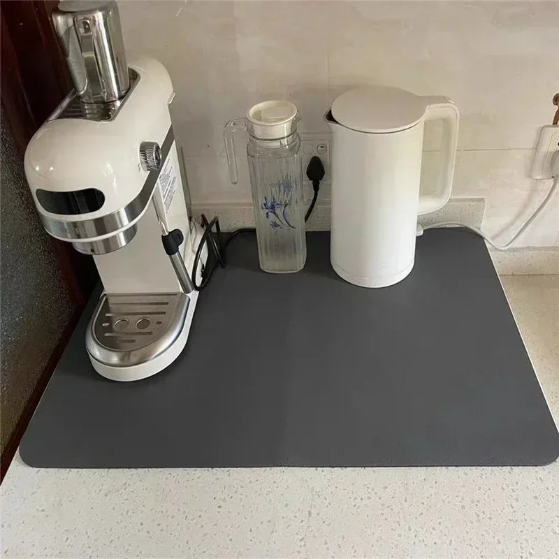 Afvoermat voor de gootsteen | Onderlegger voor koffiezetapparaat | Antislipmat keuken | ReinVlak