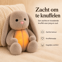 Ontspannende Knuffel met Ademhaling & Nachtlampje - Rustgevend
