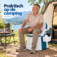 Draagbaar Campingtoilet voor Camper, Caravan & Kamperen