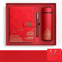 Exclusieve Cadeauset Verboden Stad – Notitieboek, Thermosfles en Pen in Luxe Doos