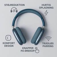 AeroBeats | Draadloze Bluetooth hoofdtelefoon met HiFi-geluid en ruisonderdrukking