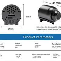 Mini 5G Draadloze Camera 1080P HD