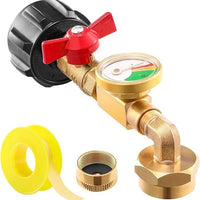 GaugeFlex - Ultieme Propaan Bochtadapter met Tankmeter