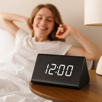 Elora Houten LED Alarmklok Digitale Weergave