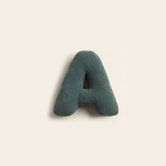 Alfabet Sofa Kussen | Stijlvol pluche alfabetkussen voor bank, bed en kinderkame