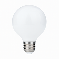 LED-lamp E27 van 5W in bolvorm