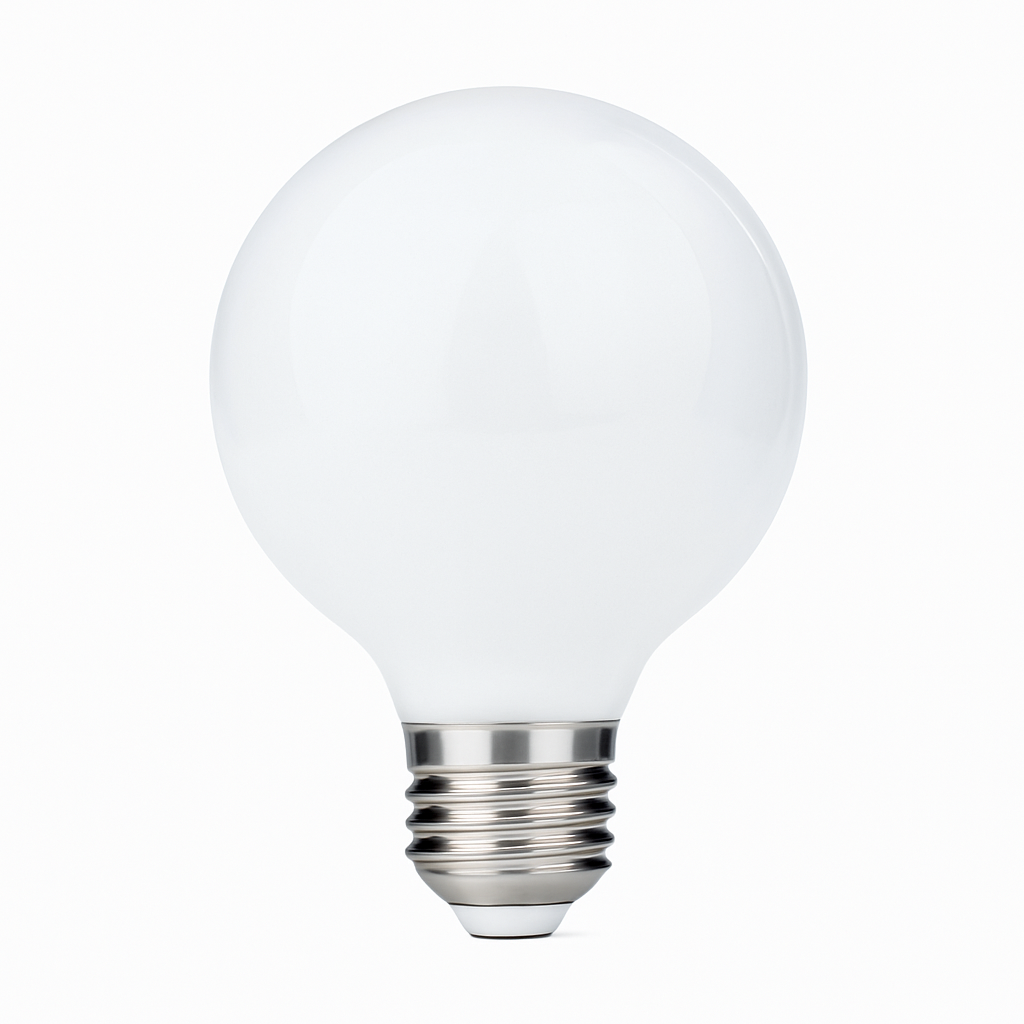 LED-lamp E27 van 5W in bolvorm