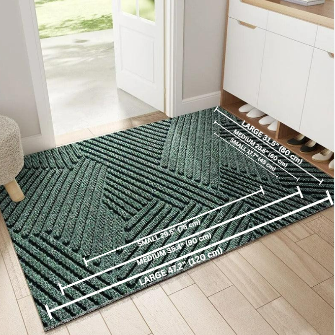 Antislip Deurmat | Vuilvanger voor binnen & buiten | Entralux