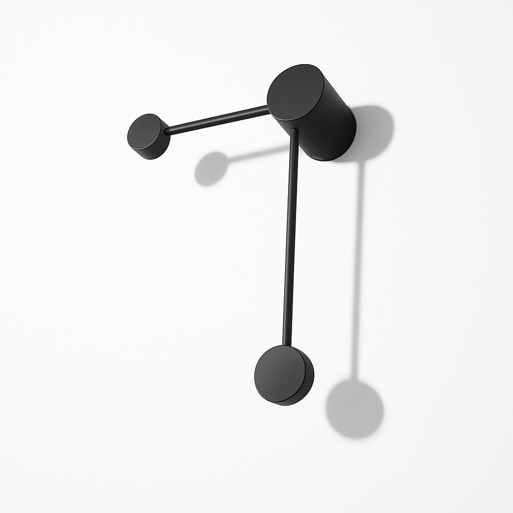 Artistiek LED Dots Wandlamp Ontwerp