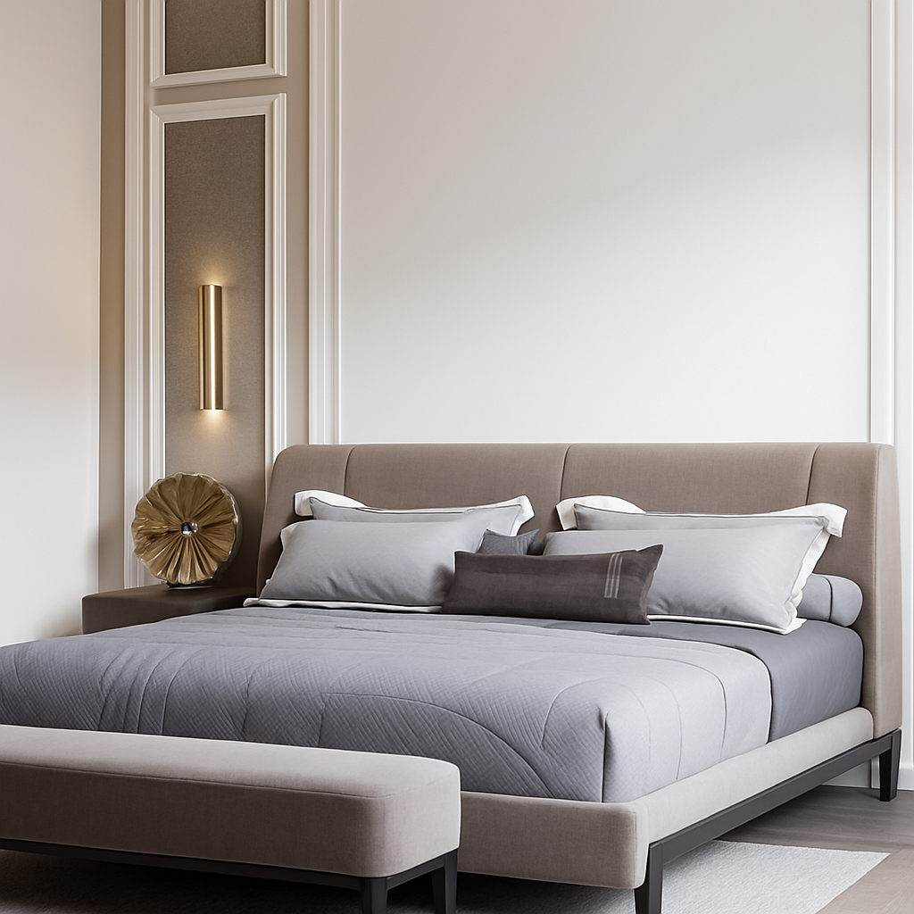 Design wandlamp cilindrische LED in goud