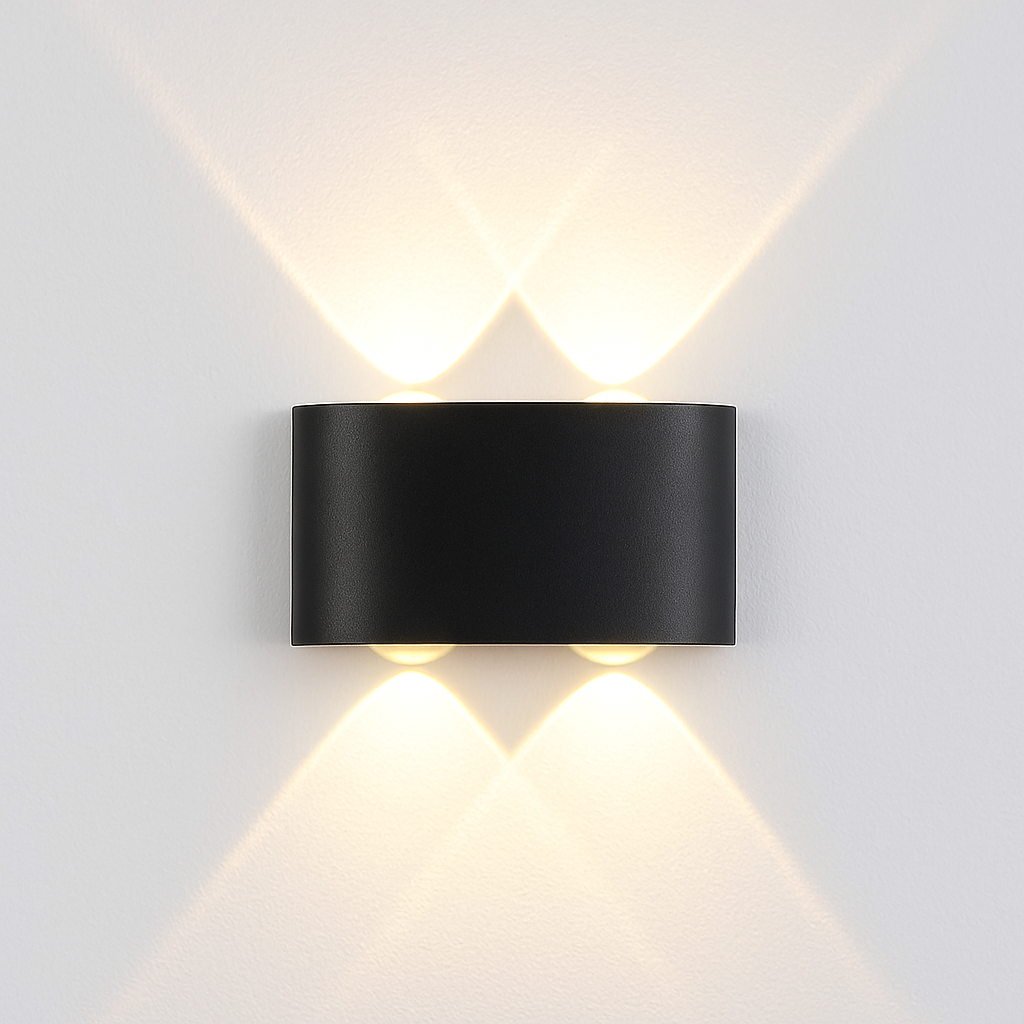 LED Buitenwandlamp Porch (zwart of wit)