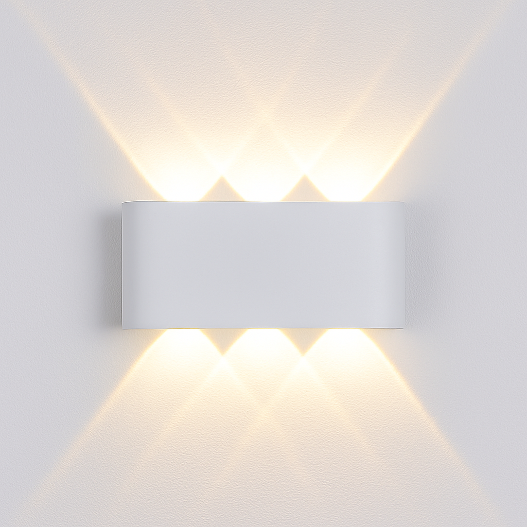 LED Buitenwandlamp Porch (zwart of wit)