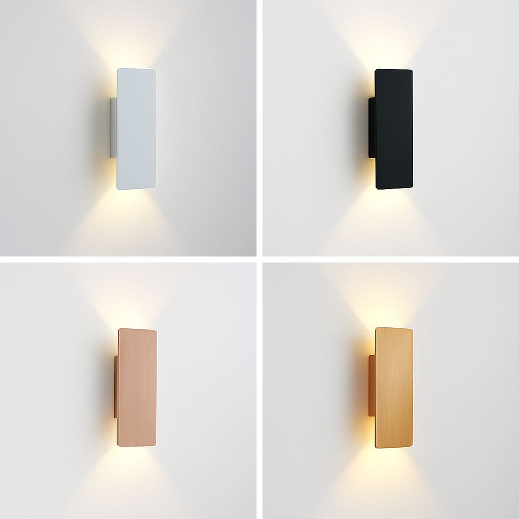 Wandlamp aluminium huis gang