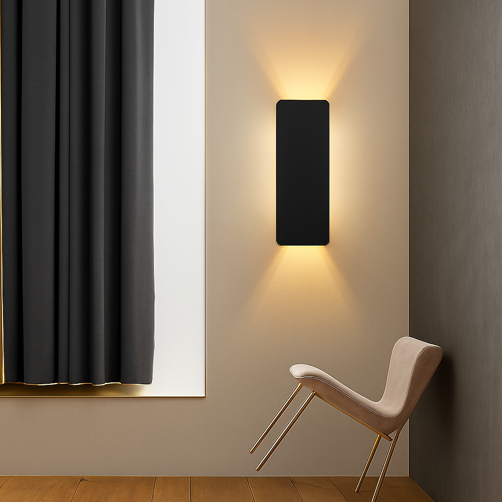 Wandlamp aluminium huis gang