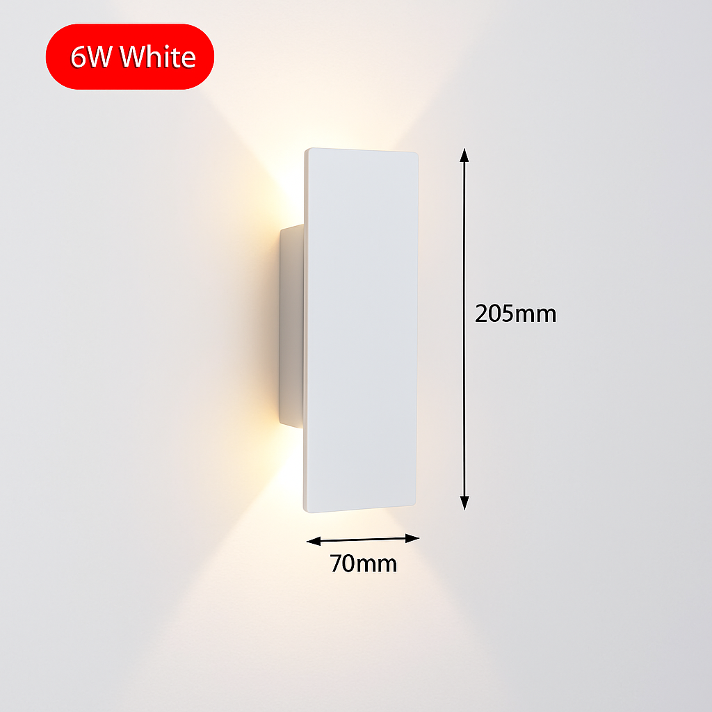 Wandlamp aluminium huis gang